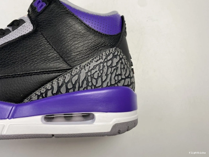 Air CT8532 Court Jordan 050 3 Purple Black Retro 0824